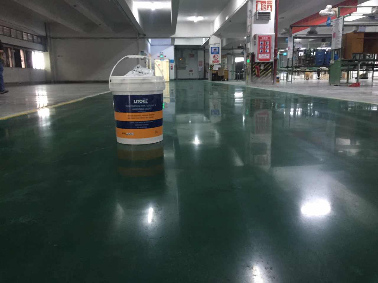 力特克彩色混凝土密封固化剂地坪